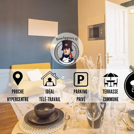 Apartment Bonappart 11 - Charme Napoleonien & Confort Troyes